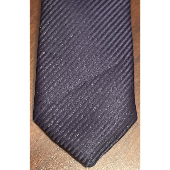 Perry Ellis Portfolio Blue 100% Polyester Men’s Neck Tie Made In China - Picture 6 of 9